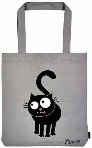 Bolsa de Tela de la Compra Ed el Gato Gris