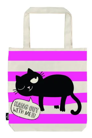Bolsa de Tela de la Compra Hang Out Ed The Cat