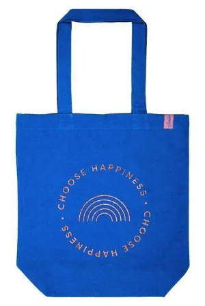 Bolsa Tela de la Compra Algodon Organico Choose Happiness
