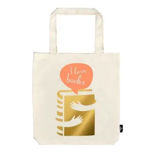Bolsa de Tela de la Compra I Love Books