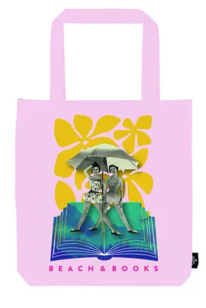 Bolsa de Tela de la Compra Beach And Books