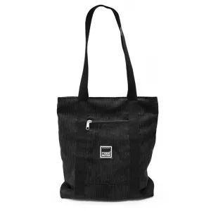 Totebag Negro con Asa Bandolera 68X35X9 cm Silky Touch