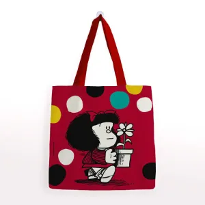 Bolsa Algodon Mafalda Pequeña Planta