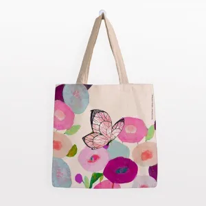 Bolsa Algodon Butterfly Grande - 2 Rosa