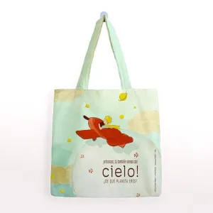 Bolsa Algodon Principito Pequeña - 10 Avion