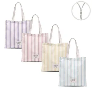 BOLSA ALGODON CON CREMALLERA BASICS SURTIDOS