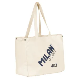 Bolso Grande Coleccion Milan Gigante 403 Since 1918 Beige