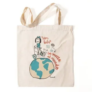 Bolsa de Tela para Dar la Vuelta Al Mundo