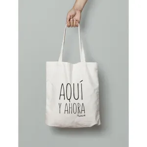 Bolsa de Tela Aqui y Ahora