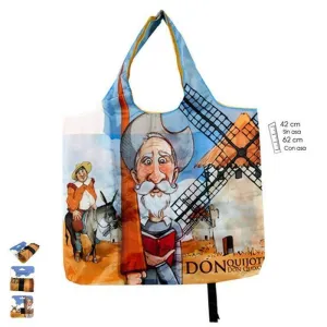 Bolsa Plegable Quijote 42X50 cm Poliester