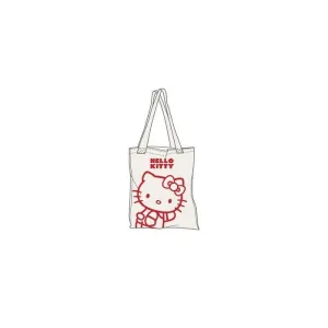 BOLSA TELA ALGODON HELLO KITTY