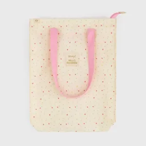 Bolsa de Tela Tote Bag Topos Multicolor - Hello, Sunshine!