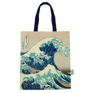Bolsa de Tela Algodon la Gran Ola Hokusai