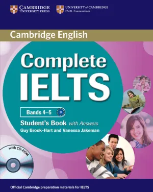 COMPLETE IELTS BANDS 4?5 STUDENT'S BOOK WITH ANSWERS WITH CD-ROM
