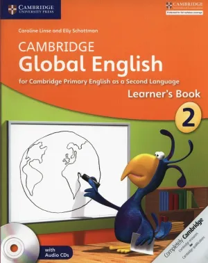 CAMBRIDGE GLOBAL ENGLISH STAGE 2 LEARNER'S BOOK WITH AUDIO CDS (2)