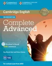 COMPLETE ADVANCED STUDENT'S BOOK PACK (STUDENT'S BOOK WITH ANSWERS WITH CD-ROM A COMPLETE ADVANCED STUDENT'S BOOK PACK (STUDENT'S BOOK WITH ANSWERS WITH CD-ROM A