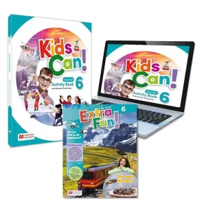 Kids Can! 6 Activity Book, Extrafun & Pupil's App: Cuaderno de Actividades de Re