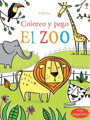 El Zoo Coloreo y Pego