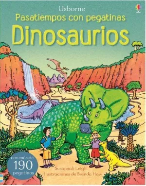 Pasatiempos con Pegatinas: Dinosaurios