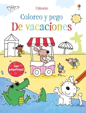 De Vacaciones Coloreo y Pego