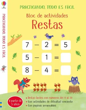 Bloc de Actividades Restas