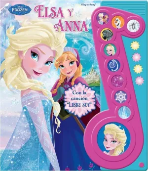 Libro Musical 10 Botones Frozen Dlxmn