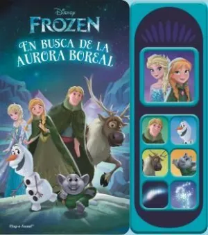 Libro Musical 7 Botones Frozen Luces Magicas Lsd