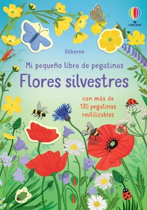 Flores Silvestres Pequeño Libro Pegatina