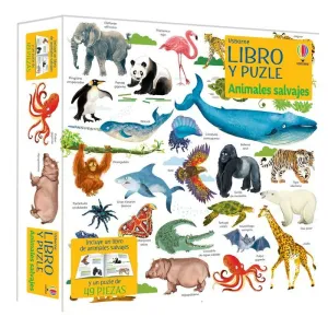 Animales Salvajes Libro Puzzle