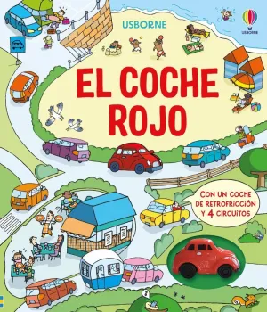 EL COCHE ROJO JUGUETE CON CUERDA