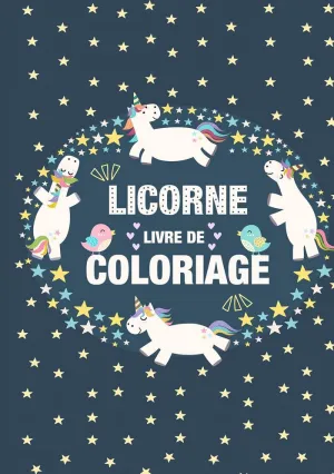 COLORIAGE LICORNES POUR ENFANTS 3-8 ANS