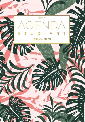 AGENDA ETUDIANT 2019/2020 - CALENDRIER DE AOÛT 2019 À AOÛT 2020- AGENDA SEMAINIE