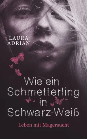 WIE EIN SCHMETTERLING IN SCHWARZ-WEIß