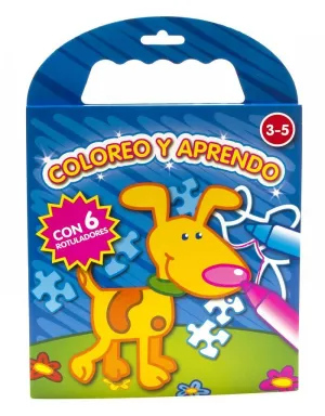 COLOREO Y APRENDO AZUL OSCURO COLOREO Y APRENDO AZUL OSCURO