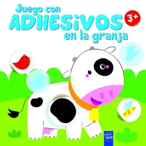Juego con Adhesivos en la Granja +3. Vaca
