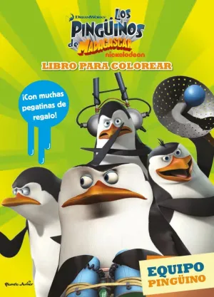 LOS PINGÜINOS DE MADAGASCAR. LIBRO PARA COLOREAR LOS PINGÜINOS DE MADAGASCAR. LIBRO PARA COLOREAR