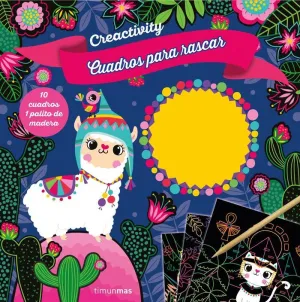 Creactivity. Cuadros para Rascar. Animalitos