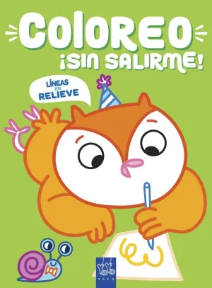 Coloreo ¡Sin Salirme! Búho