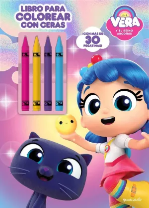 Vera y el Reino Arcoíris. Libro para Colorear con Ceras