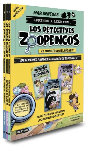Pack Aprende a Leer con... los Detectives Zoopencos 1-3. Elige tu Historia