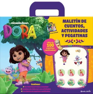 DORA. MALETIN DE CUENTOS, ACTIVIDADES Y PEGATINAS