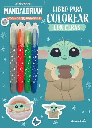 STAR WARS. THE MANDALORIAN. LIBRO PARA COLOREAR CON CERAS