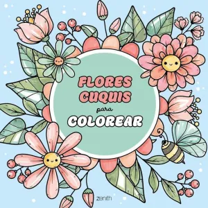 Flores Cuquis para Colorear