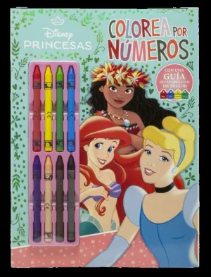 Princesas. Colorea por Números con Ceras