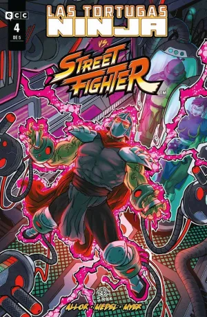 LAS TORTUGAS NINJA VS. STREET FIGHTER NÚM. 4 DE 5