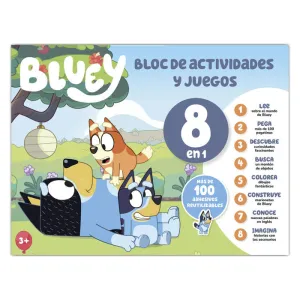 Bloc de Actividades y Juegos 8 en 1 Bluey