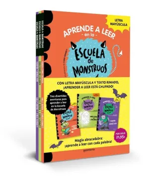 Aprender a Leer en la Escuela de Monstruos - Pack con los Libros 7, 8 y 9