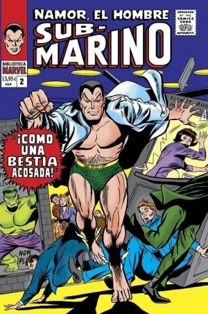 BIBLIOTECA MARVEL NAMOR, EL HOMBRE SUBMARINO 2. 1966-67: TALES TO ASTONISH 80-87