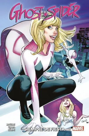 100% MARVEL COEDICIONES GHOST SPIDER. PARTY PEOPLE 4