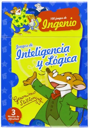 GERONIMO STILTON. INTELIGENCIA Y LÓGICA. 100 JUEGOS DE INGENIO GERONIMO STILTON. INTELIGENCIA Y LÓGICA. 100 JUEGOS DE INGENIO